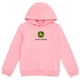 thumbnail image 1 of Sudadera con capucha con el logotipo de John Deere para niñas pequeñas, de forro polar, talla 6, col, 1 of 5