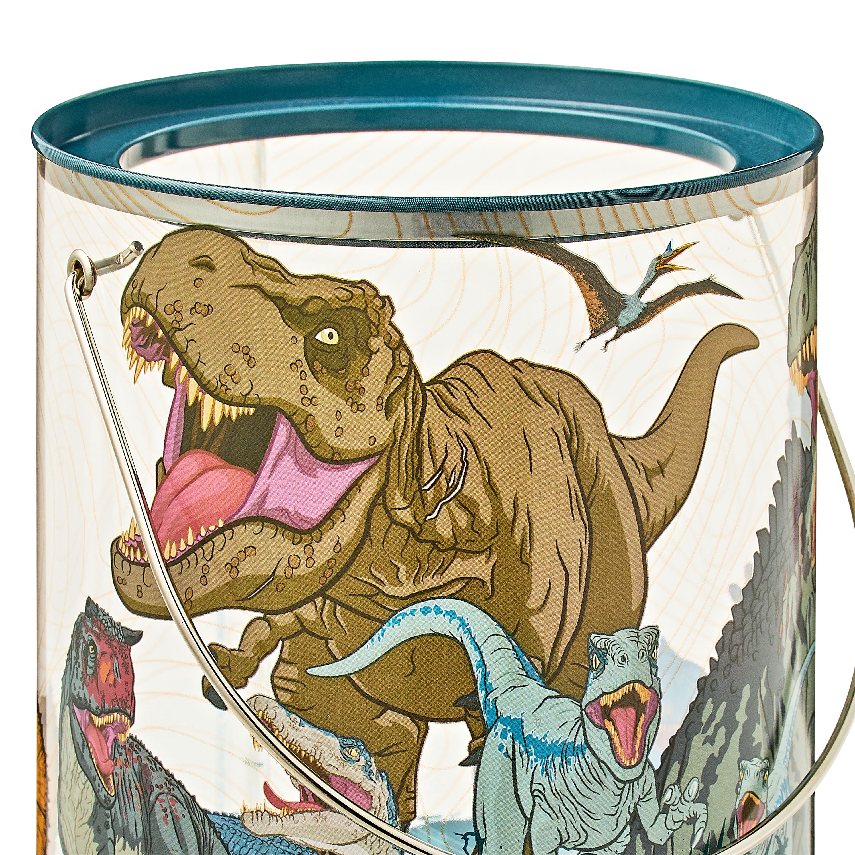 Universal Jurassic Park Clear Mailbox, 1 Count, New, 6.25 Inches High