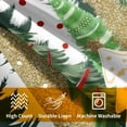 thumbnail image 5 of Christmas Tree Throw Pillow Covers 16x16 Inches Pack of 2 Gold Green Xmas TreesCotton Linen Square Pillow Couch Sofa Cushion Case with Hidden Zipper for Winter Holiday Home Decor, 5 of 6