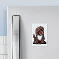 thumbnail image 3 of CafePress - Brown & White Newfie - Rectangle Magnet, 2"x3" Refrigerator Magnet, 3 of 3