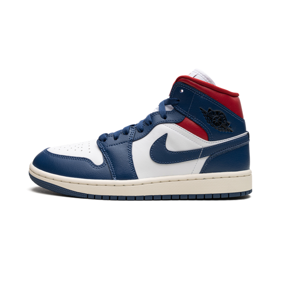 Jordan WOMENS AIR JORDAN 1 MID WMNS "Blue / Red" BQ6472 146 from Stadium Goods