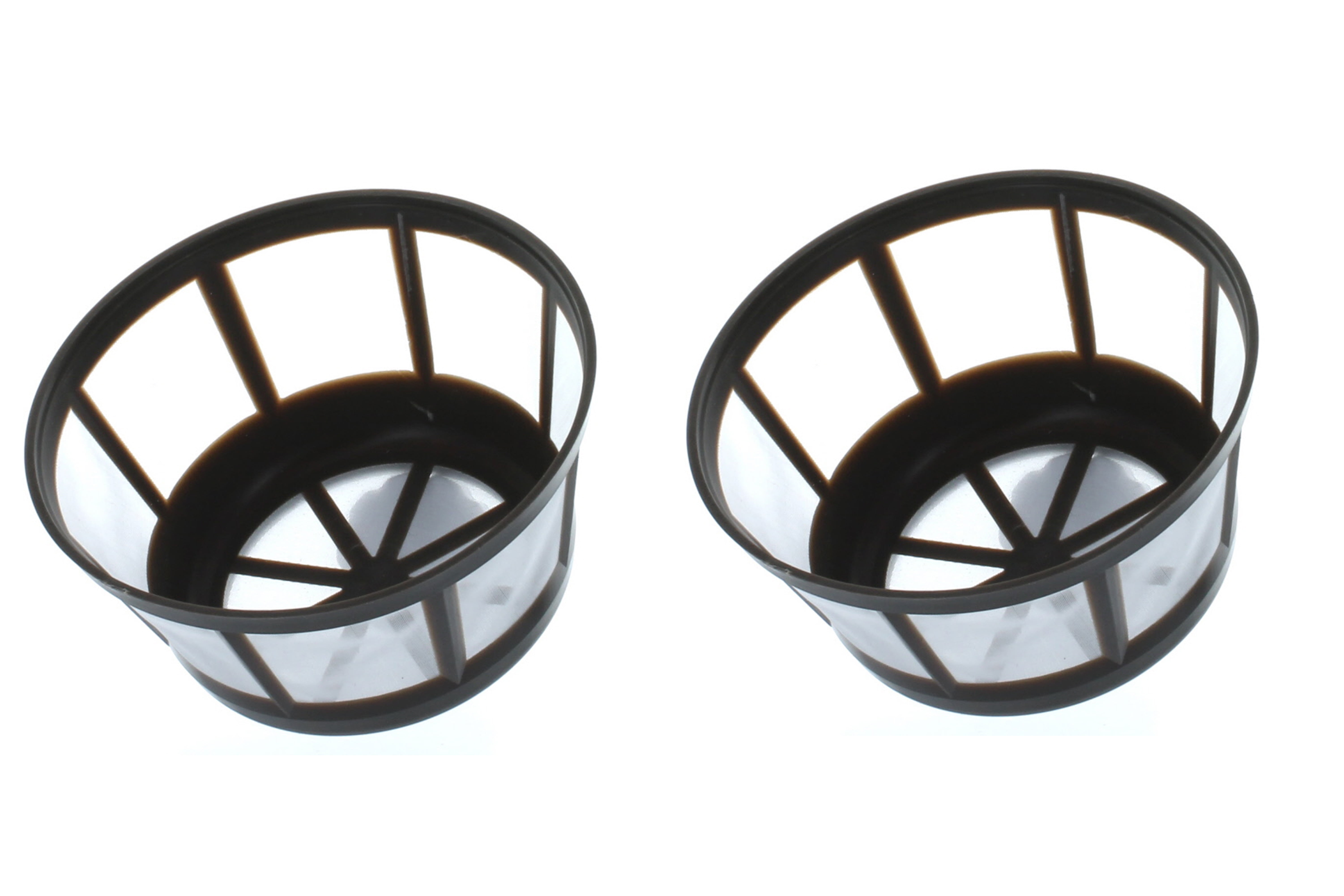 Lot of 2 Reusable Coffee Filters Permanent Mesh Standard Size Machine Basket