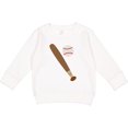 thumbnail image 2 of Inktastic Baseball Bat and Ball Toddler Sweatshirt, 2 of 4