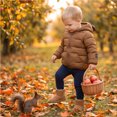 thumbnail image 6 of Abcomgle Toddler Winter Coats for Girls 3t Lightweight Puffer Padded Infant Winter Coat Cute Bear Ears Hooded Infant Puffer Coat Winter Warm Puffer Jacket Boys, 6 of 7