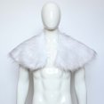 thumbnail image 4 of Lovzfmll Viking Faux Fur Collar for Men, Fur Mantle Shoulder Shawl Wrap, Medieval Retro Cloak Halloween Cosplay Costume, 4 of 5