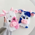 thumbnail image 4 of MasteelfCA Étui de Protection pour Téléphone Intelligent en Peluche Vache Lait Compatible pour Moto g Pro, 4 of 6
