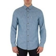 thumbnail image 1 of Ben Sherman - New Chambray Mens Button-Up Long Sleeve Shirt, 1 of 1