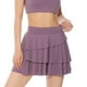 thumbnail image 1 of Pantalones cortos de yoga para mujer, falda holgada de dos piezas, secado rápido, para correr, fitness y tenis, 1 of 3