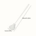 thumbnail image 1 of 1 FlexiClean 360Â° All-Around Cleaning Silicone Bottle Brush with foldable brush head and extendable handle WHITE, 1 of 6