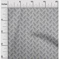 thumbnail image 2 of oneOone Rayon Gray Fabric Peacock Sewing Craft Projects Fabric Prints By Yard 56 Inch Wide, 2 of 5