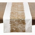 thumbnail image 2 of Saro Lifestyle Metallic Banded Design Table Runner, 2 of 5