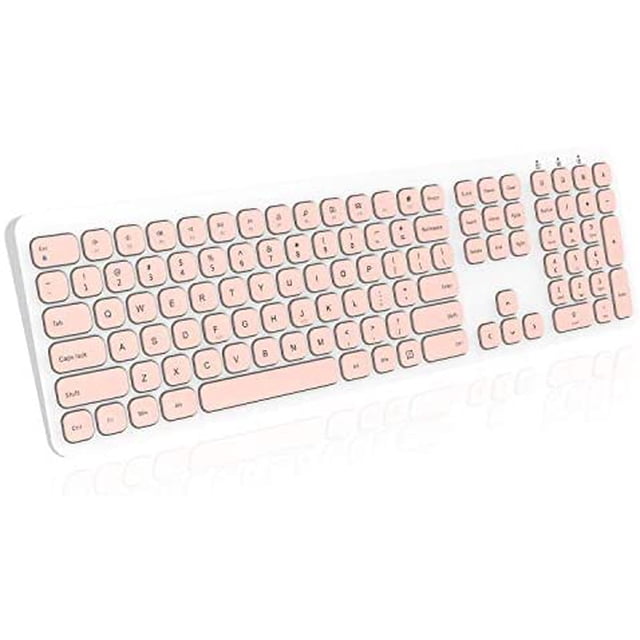Teclado cimetech Diseño Ergonómico Inalámbrico con Mouse