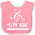 thumbnail image 3 of Inktastic Funny Flute Music Quote Boys or Girls Baby Bib, 3 of 4