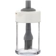 thumbnail image 1 of Bouteille d'Huile, Distributeur d'Huile avec Brosse en Silicone Récipient à Condiments Étanche pour Cuisine, 1 of 5