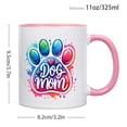 thumbnail image 6 of Best Dog Mom Ever Coffee Mug Gift For Dog Mom Dog Mother, Best Dog Mom Travel Mug, Dog Mom Ceramic Mug 11 Oz, Dog Pet Paw Coffee Cup Gift For Birthday for Women, Girl, Poppy lovers, 6 of 9