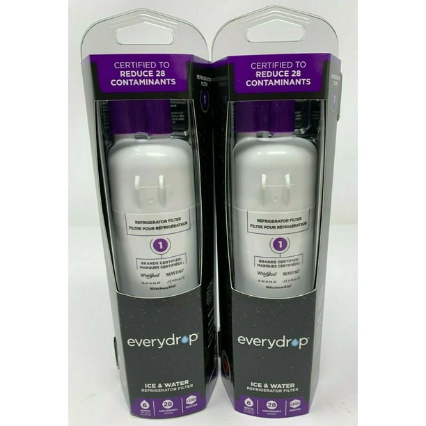 Edr1rxd1 W10295370 W10295370a Everydrop By Whirlpool Refrigerator Water Filter 1 Pack Of 2 Walmart Com Walmart Com
