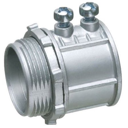 Arlington 807, 3"", Die-Cast, Non-Insulated, Set Screw, Rigid/EMT Connector, 1pc