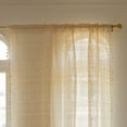 thumbnail image 5 of Namzi Elegant Bedroom Window Curtains - Beige Curtain for Living Room, 214x132CM Rod Pocket Curtain Panel, Lightweight Polyester Curtains , 1 slice for Home Decor.Style B, 5 of 5