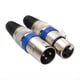 thumbnail image 2 of 8 Pares de Conector XLR Micrófono de Audio de 3 Pines MIC XLR Macho Enchufe Hembra Adaptador Jack, 2 of 5