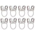 thumbnail image 4 of 8Pcs Banjo Finger Picks Stainless Steel Hollow Guitar Finger Picks Musical Instrument Accessories, 4 of 7