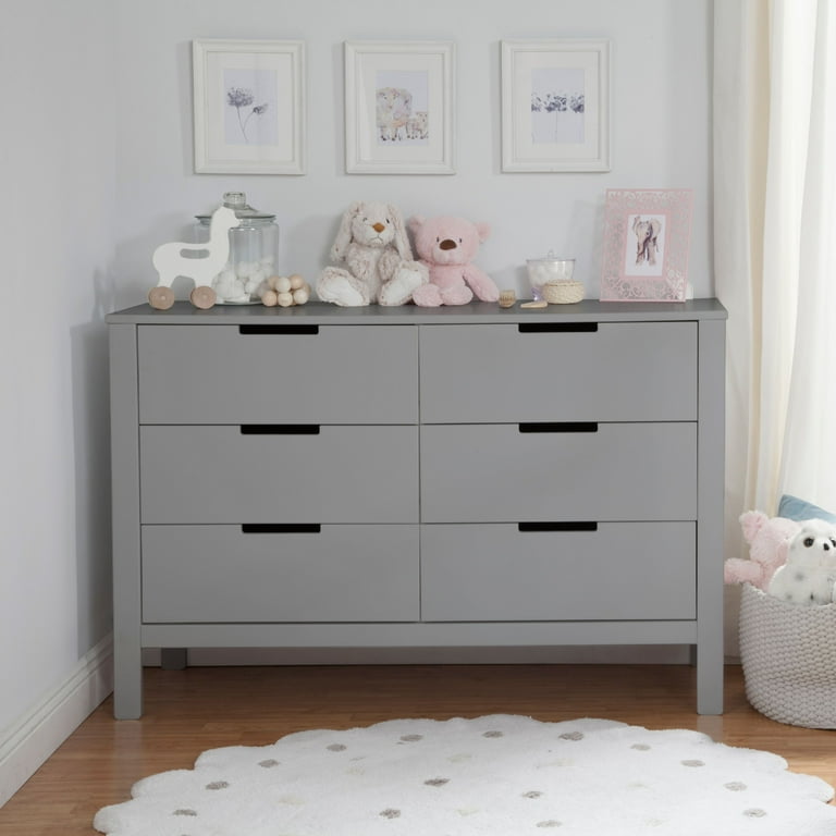 Carter's by DaVinci Colby 6-Drawer Dresser in Gray - Walmart.com