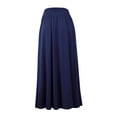 thumbnail image 3 of Doublju Women's Flowy Flared Comfy Maxi Skirt (Plus Size Available), 3 of 4
