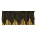 thumbnail image 4 of VHC Brands Kettle Grove Window Curtain, Plaid Valance Layered, Black, 16x72, 4 of 5