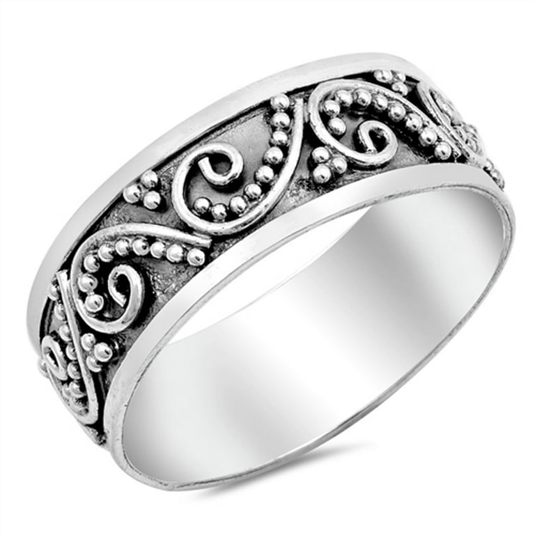 Sterling Silver Peridot And Diamond Beaded Swirl Ring Sterling Silver Peridot And Diamond Beaded Swirl Ring