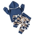 thumbnail image 2 of LSLJS Ensemble à Capuche Camouflage en Coton pour Garçons Tout-Petits, Pyjamas pour Enfants, 2 of 9