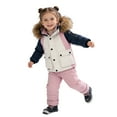 thumbnail image 4 of Insulated Winter Snowsuit For Girls Ski Bibs With Jacket For Cold Weather Outdoor Play And Activities, 4 of 6