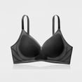 thumbnail image 4 of WCJM Black Women's Ice Sports Thin Breathable Underwear Jelly Glue Back Women's Underwire Bra, 4 of 6