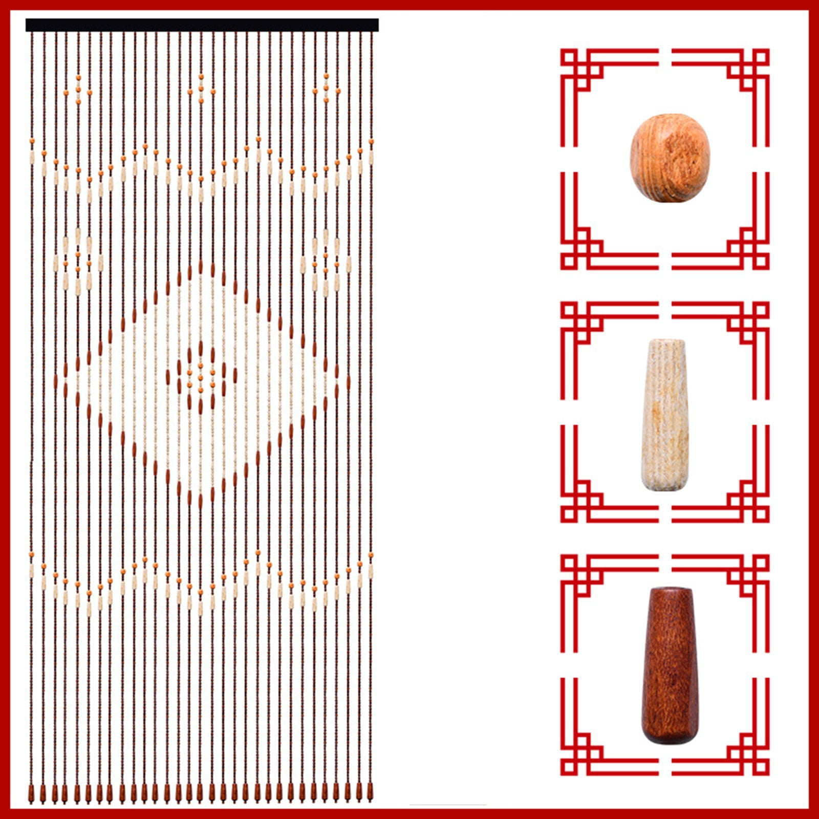 Beads door curtain Door CurtainWindow Hanging Curtain Decoration for Living Room Decor,90*190cm