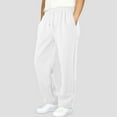 thumbnail image 6 of NIEWTR Men Joggers Casual Pants Hiking Outdoor Recreation Casual Pants Fitness Track Jogging Casual Pants Multi Pockets Sports Pants (M,Z02-White), 6 of 9