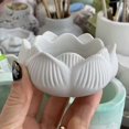 thumbnail image 3 of DIY Lotus molde for maceta de yeso, vela de silicona, molde for tarro, herramientas de fabricación de cajas de almacenamiento de joyería hechas a mano, 3 of 7