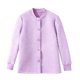 thumbnail image 2 of Pijama de manga larga para mujer, de invierno, de color liso, grueso, de manga larga, cálido, para el hogar, de poliéster, 2 of 3