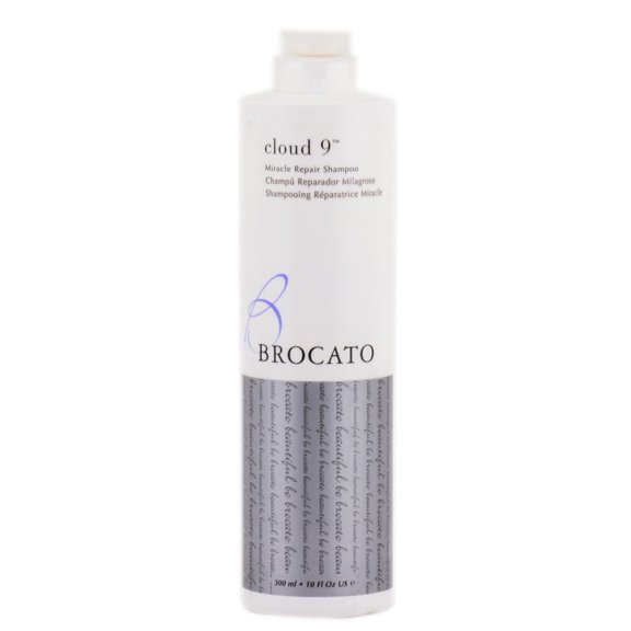 Size : 10 oz , Brocato Cloud 9 Miracle Repair Shampoo, hair scalp beauty - Pack of 3 w/ SLEEKSHOP 3-in-1 Comb-Brush