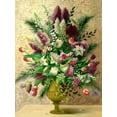 thumbnail image 2 of Welby 25x32 White Modern Wood Framed Museum Art Print Titled - Floral Expressions III, 2 of 4