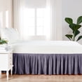 thumbnail image 5 of Home Soft Things Pleated Bed Skirt - 18" drop Length - Dusk - King (78" x 80" + 18"), 5 of 5