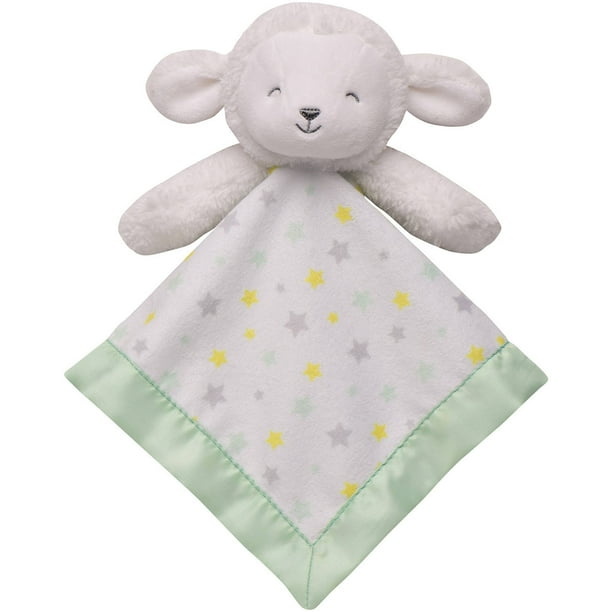 Child Of Mine By Carter S Baby Lamb Snuggle Buddy Security Blanket With Rattle Walmart Com Walmart Com