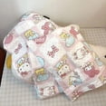thumbnail image 4 of Pijama Kawaii Sanrio de Hello Kitty, conjunto de pijama de primavera y otoño, dibujos animados, bonito regalo para estudiantes, manga larga, cálido, muebles para el hogar, 4 of 4