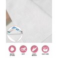 thumbnail image 6 of Seahorse Coastal Kitchen Dish Towels for Drying Dishes Set of 3, Summer Nautical Starfish Coral Ocean Waffle Weave Microfiber Hand Tea Bathroom Towels Quick Dry & Absorbent Towel 12x12, 6 of 7