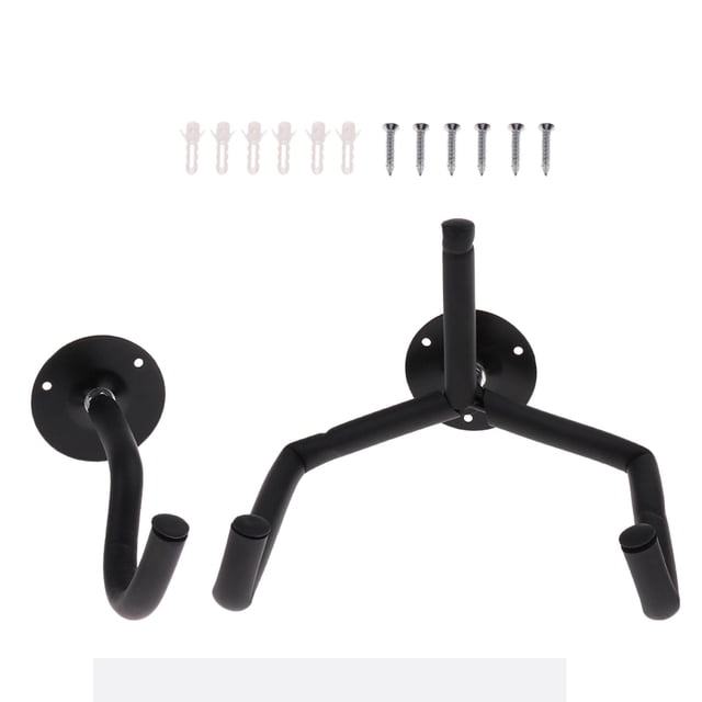 Colgador de Pared Guitarra Horizontal Soporte de Pared Seguridad Negro Sunnimix Percha horizontal de pared para guitarra