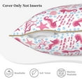 thumbnail image 5 of KLL Seahorse and Starfish Decorative Throw Pillow Covers Velvet Soft for Couch Sofa Bedroom Living Room Outdoor - 18"x18", 5 of 8