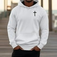 thumbnail image 2 of Jesus Is the Way the Truth the Life Hoodie – Christian Cross Hoodie, Inspirational Bible Verse Sweatshirt, Faith Gift for Men & Women, Unisex Religious Apparel, 2 of 6