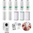 thumbnail image 2 of 10 Rolls Thermal Paper Self-Adhesive Sticker Paper, for Mini Sticker Receipt Printer Portable Thermal Pocket Printer, 2 of 7
