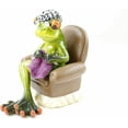 thumbnail image 2 of Novelty Design Grandma Frog Knitting Sweater on Chair /Shelf Display Home Decor. G16666, 2 of 6