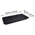 thumbnail image 2 of 4Pcs Thickened Flowerpot Bases Flower Pot Storage Tray Rectangular Trays (Black), 2 of 6