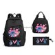 thumbnail image 3 of Conjunto de 3 piezas para adolescentes, mochila escolar de dibujos animados de Lilo y Stitch, de viaje, para uso diario, 3 of 5