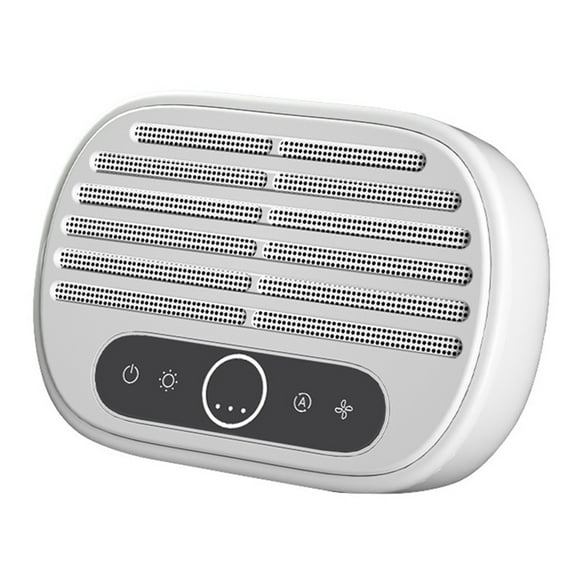 Air Purifiers for Home H12 HEPA Fresheners Air Cleaner for Removal Formaldehyde Smoke Dander Hair Smell Negative Ion Type-C Powered Portable Car Air Purifier with Purple Light Aromatherapy Stick