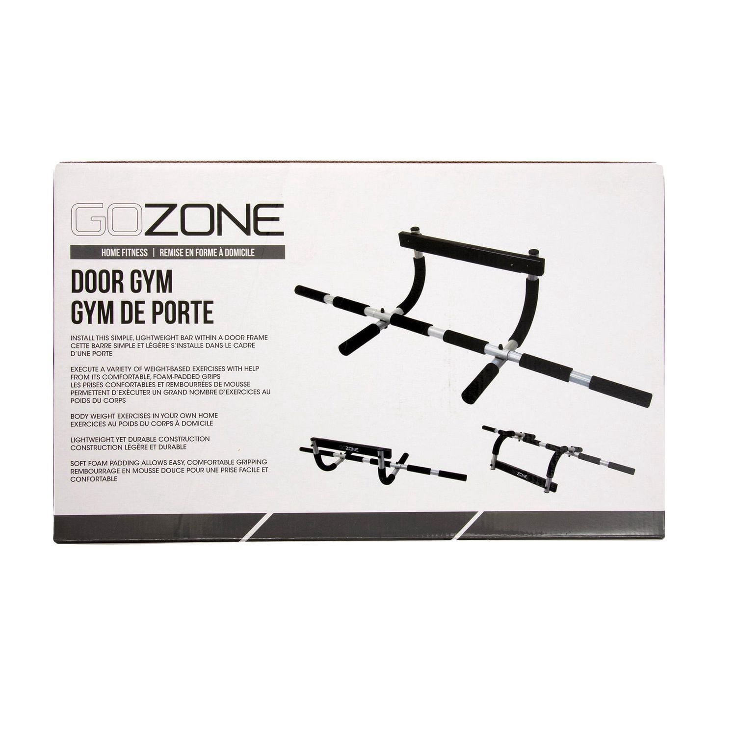 Gym de porte GoZone – Noir/argent